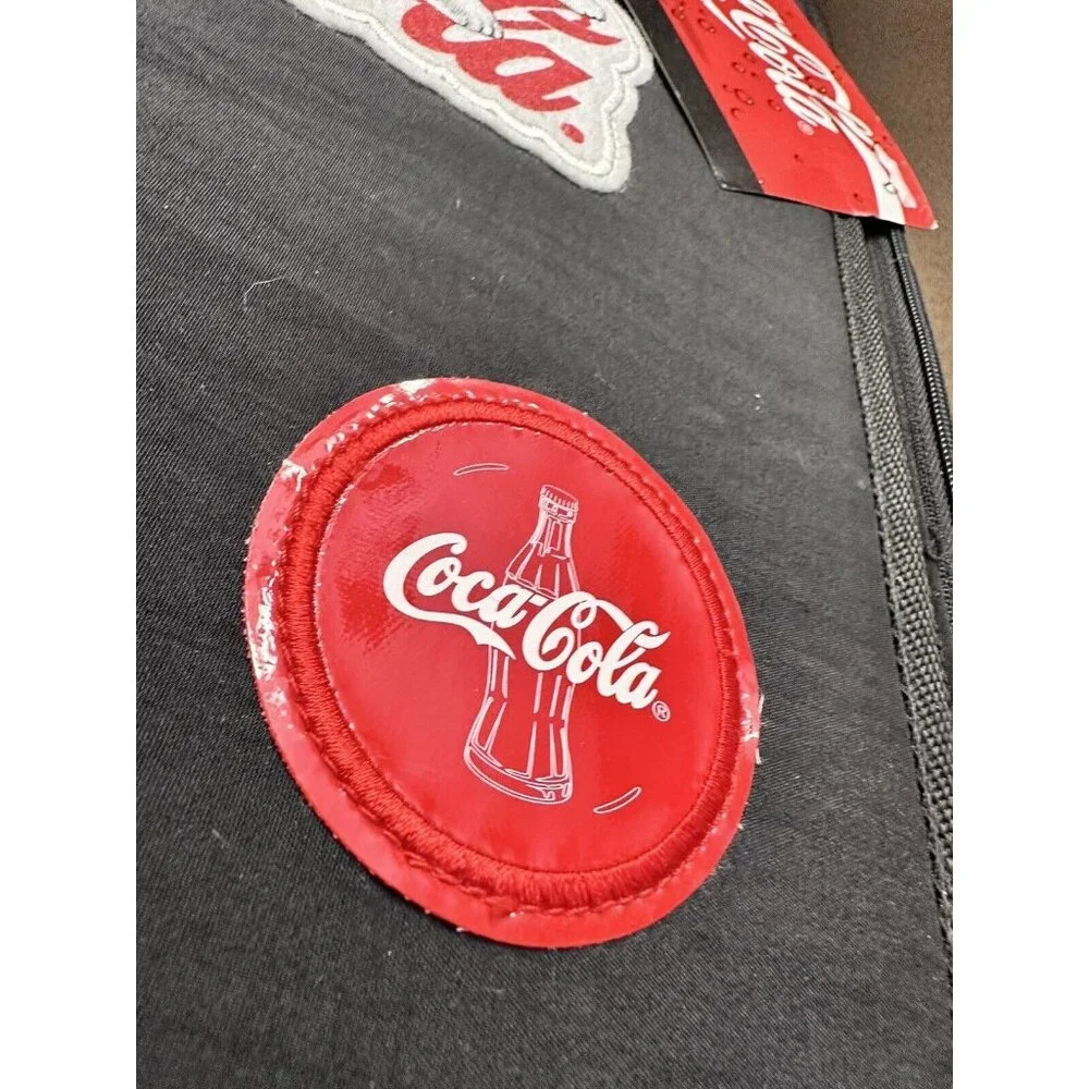 Vintage 1997 Coca-Cola Polar Bear Zipper Binder 1.5 Inch D-Ring Black NO. 68406